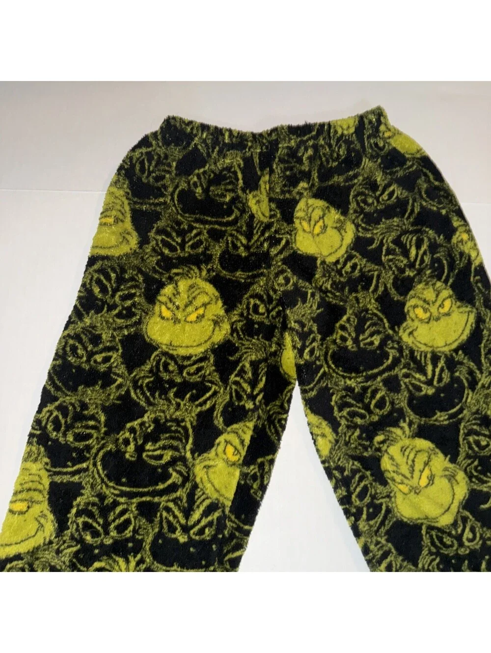 Green And Black Grinch Fleece Pants